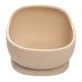 Siliconen kom met zuignap Classic, Bubble Beige, 6 maanden+, Appekids
