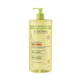 Huile de douche émolliente, peau sèche, peau atopique Exomega Control, 1 litre, A-Derma