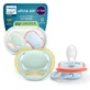 Ultra Air Schnuller, Grün/Blau, 0-6 Monate, SCF087/01, 2 Stück, Philips Avent