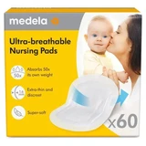 Discos absorbentes ultra transpirables, 60 unidades, Medela