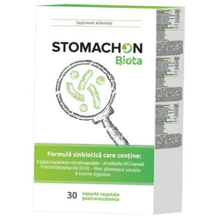 Stomachon Biota, 30 maagsapresistente vegetarische capsules, NaturPharma
