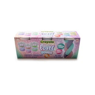 Pearl pearlescent clay, 3 years+, 3 jars, Crayola