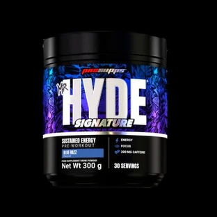 Pre-entrenamiento con cafeína Mr Hyde Signature, Blue Razz, 300 g, Prosupps