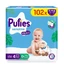 Wickelwindeln Mega Maxi Sensitive, Nr. 4, 9-14 kg, 102 Stück, Pufies