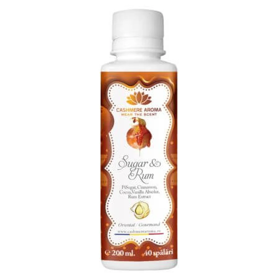 Wäscheparfüm, Zucker & Rum, 200 ml, Kaschmir-Aroma