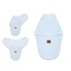 Baby-Wickelsystem, Thermofrotte-Stoff, 0-3 Monate, Blau, Miminu