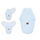 Baby-Wickelsystem, Thermofrotte-Stoff, 0-3 Monate, Blau, Miminu