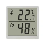 Digitales Raumthermometer und Hygrometer mit Magnet, Weiß, 1 Stück, TFA