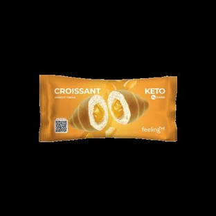 Croissant proteínico con crema de albaricoque, 50 g, FeelingOK