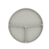 Assiette bébé avec compartiments et ventouse, sable, 600 ml, Kikka Boo