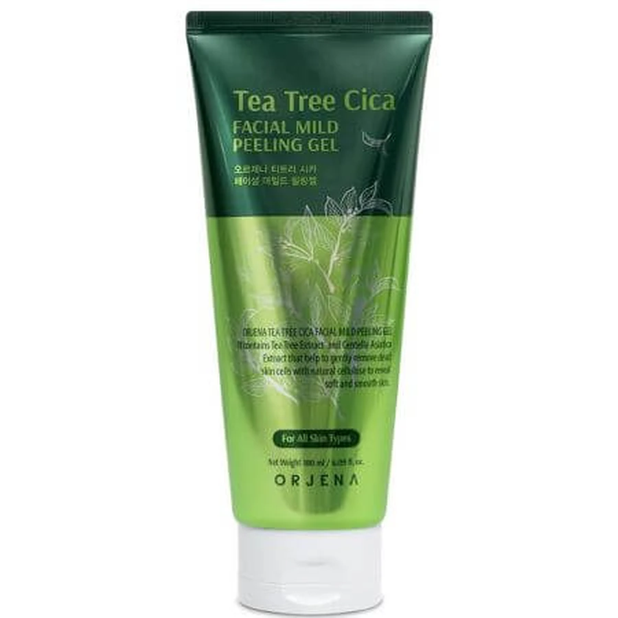 Tea Tree Cica peeling delicado, 180 ml, Orjena