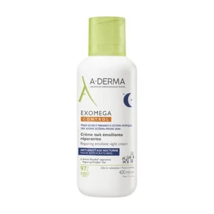 Erweichende, reparierende Nachtcreme, trockene atopische Haut Exomega Control, 400 ml, A-Derma