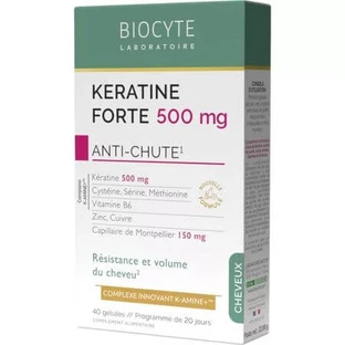 Keratin Forte, 500 mg, 40 capsules, Biocyte