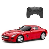 Coche con mando a distancia, escala 1:24, Mercedes-Benz SLS AMG, 6 años+, Rastar