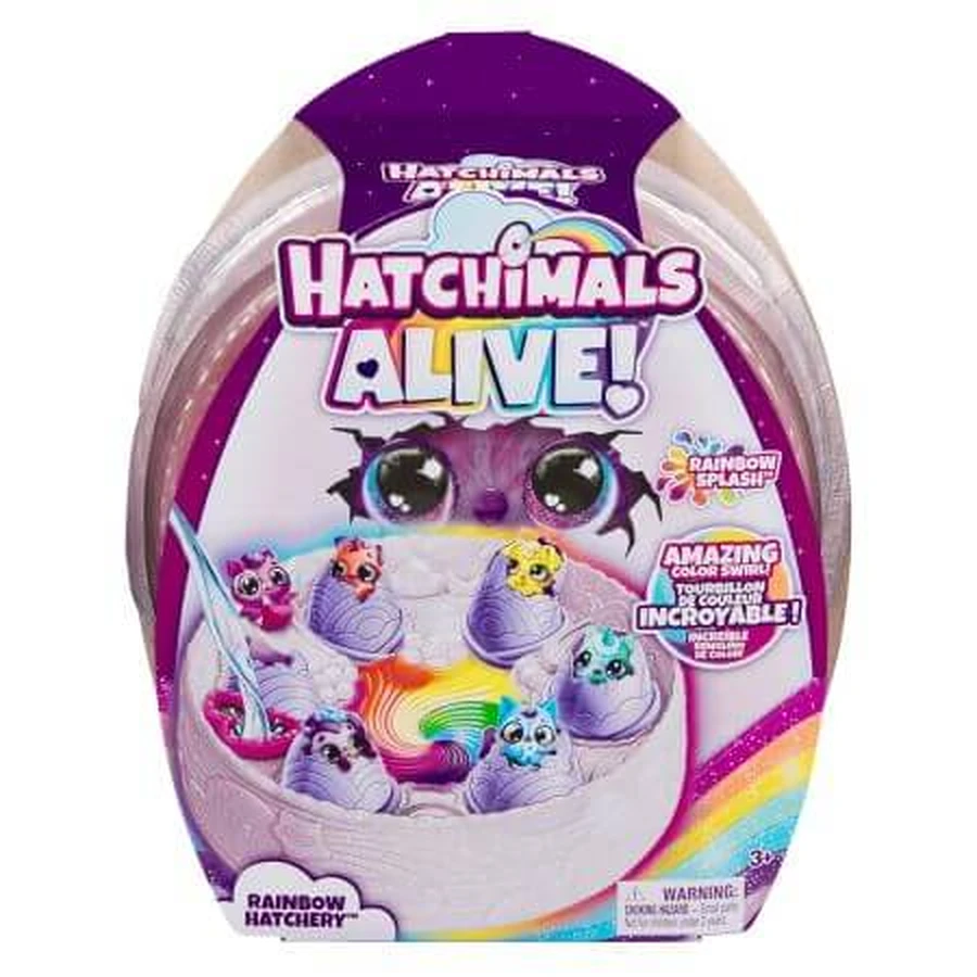 Rainbow set with 6 figurines, +3 years, Hatchimals