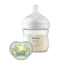 Avent Natural Response Flasche + Ultra Air Schnuller Set, 0-6 Monate, Philips
