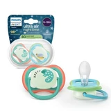 Ultra Air Fosforescerende Fopspeen, Slaap, 6-18 maanden, SCF376/28, 2 stuks, Philips Avent