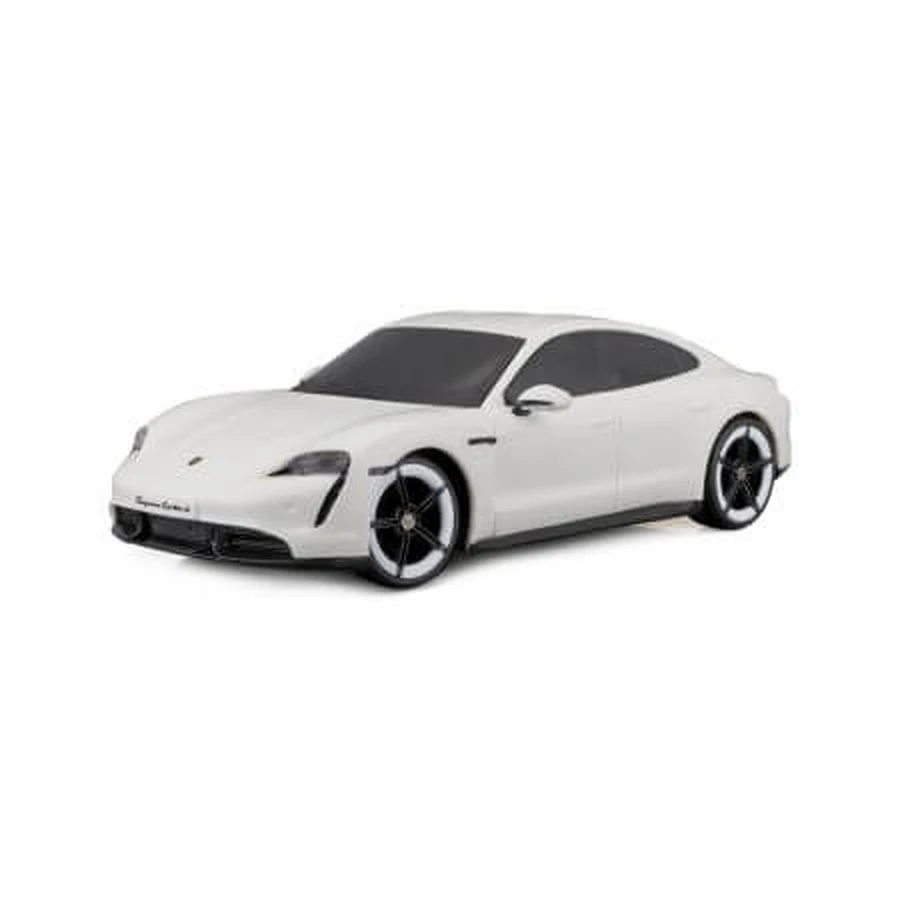 Voiture avec télécommande Porsche Taycan Turbo S, échelle 1:24, blanc, 6 ans et +, Maisto