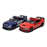Ford Mustang Metallauto, 13 cm, Dark Horse 2024, Maßstab 1:36, ab 3 Jahren, Kinsmart