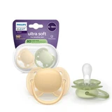 Philips Avent Ultra Zachte Fopspeen Philips Avent Ultra Zachte Fopspeen, Geel/Groen, 6-18 maanden, SCF091/45, 2 stuks, Philips
