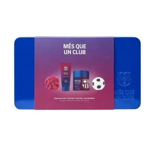 Set for men, Hair and body care, in metal box, FC Barcelona