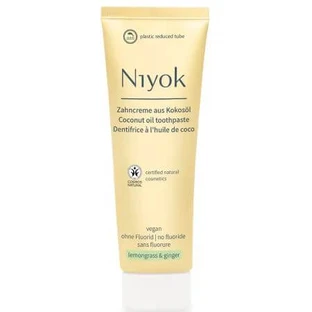 Dentifrice à l'huile de coco, à la citronnelle et au gingembre, 75 ml, Niyok