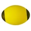 Pelota ovalada de esponja, 24 cm, Varios colores, Androni Giocattoli