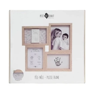 Photo frame with Ivy Grey footprint kit, Petit Artichaut