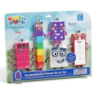 Numberblocks figurines set 6 to 10, 3 years+, Hand2Mind