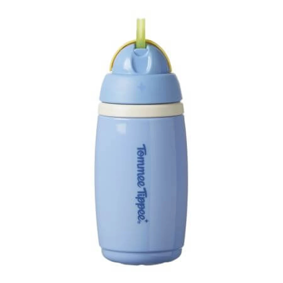 Paille isotherme étanche, bleue, 12 mois et plus, TT0524, 266 ml, Tommee Tippee
