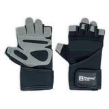 Guantes de fitness de piel artificial de calidad, talla L, 1 par, Pharma Grade