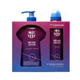 Men's Set, Liquid Soap and Body Spray, FC Barcelona
