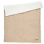 Superzachte 2-zijdige deken, 100x75 cm, Beige, Nattou