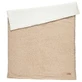 Superzachte 2-zijdige deken, 100x75 cm, Beige, Nattou