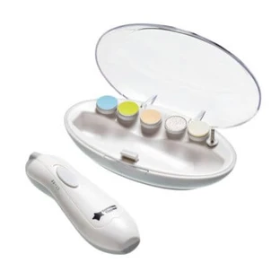 Elektrische Baby-Nagelfeile mit 6 Feilköpfen, Tommee Tippee