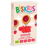 JamJam Koekjes met aardbeien eco Biskids, 120 g, Belkorn