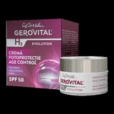 Age Control fotoprotectiecrème met SPF50 H3 Evolution, 50 ml, Gerovital