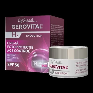 Age Control Lichtschutzcreme mit SPF50 H3 Evolution, 50 ml, Gerovital