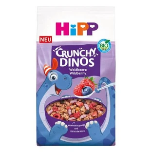 Muesli Crunchy Dinosaur bio con frutas del bosque, 300 g, Hipp