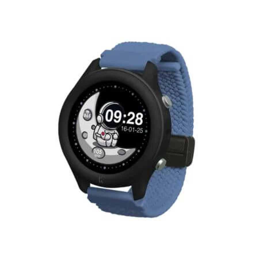 SmartWatch für Kinder, Blau, K-Watch, ab 8 Jahren, Kidywolf