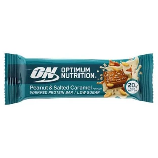 Barrita de proteínas de caramelo salado, 68 g, Optimum Nutrition
