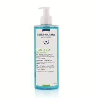 Gel Limpiador Purificante, Teen Derm Sensitive, 400 ml, IsisPharma