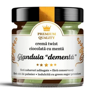 Crema twist de chocolate con menta Gianduia Dementa, 250 g, Gianduia Dementa, 250 g, Laboratoarele Remedia