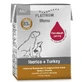 Natvoer met Iberico en kalkoen voor volwassen honden Hond, 185 g, Platinum