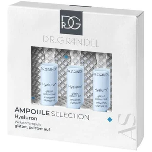 Juego de ampollas con concentrado hidratante activo Hyaluron 3x3 ml, Dr. Grandel