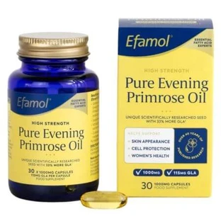Aceite puro de onagra, 1000 mg, 30 cápsulas, Efamol