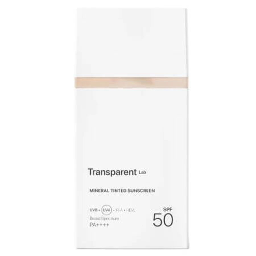 Mineral filter tintifying serum with SPF 50 Light, 100 ml, Transparent Lab
