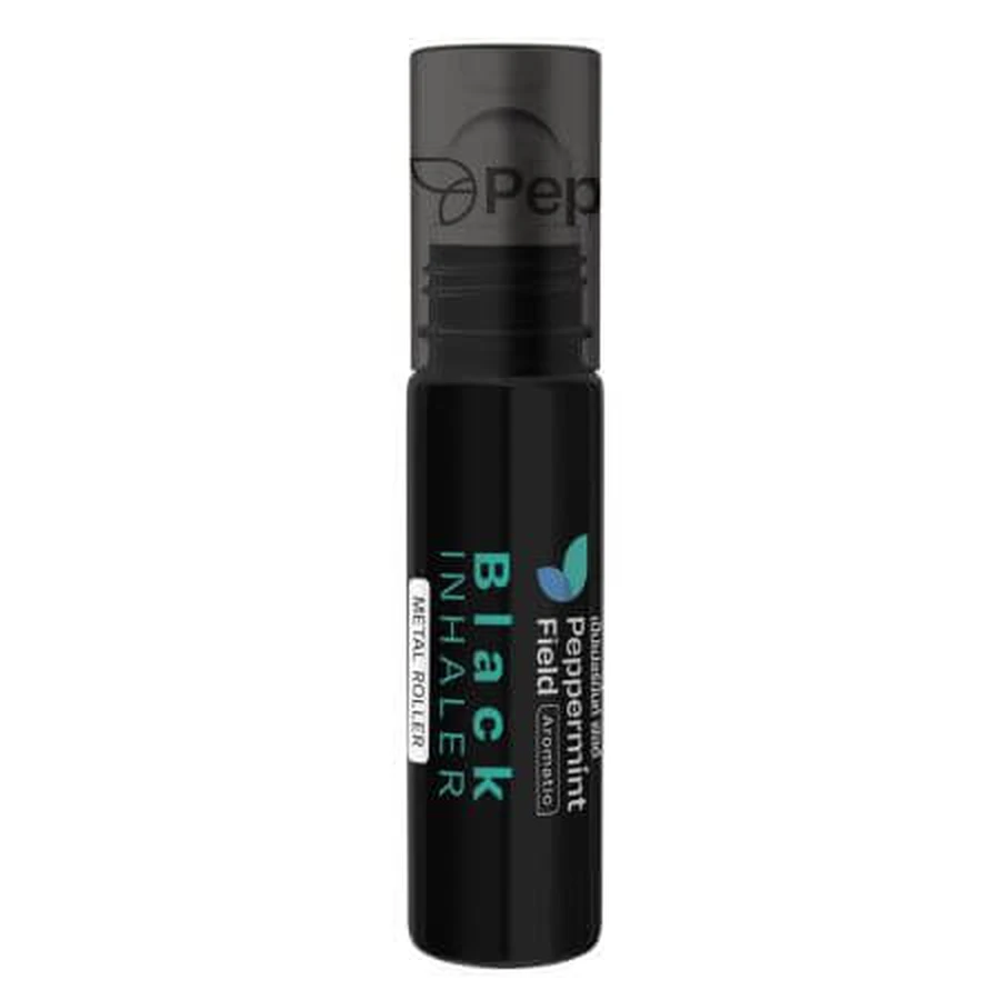 Balsamico Roll on Öl Pfefferminz Feld Schwarz Inhalator Siang Pure, 5 ml, Bertram
