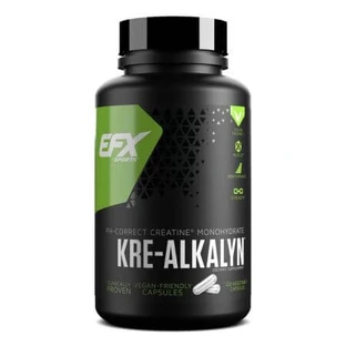 Kreatin Monohydrat Kre-Alkalyn, 120 vegetarische Kapseln, Efx Sports