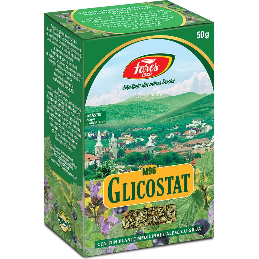 Té Glycostat M96, 50 g, Fares